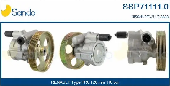 Hydraulic Pump, steering (SSP71111.0)