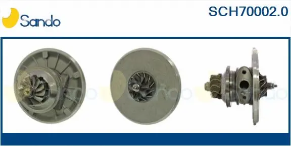 Core assembly, turbocharger (SCH70002.0)