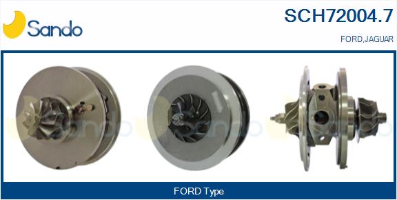 Core assembly, turbocharger (SCH72004.7)