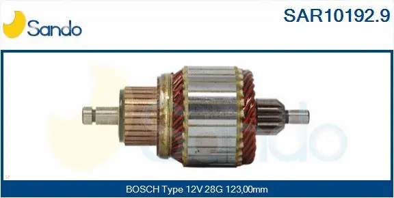 Armature, starter (SAR10192.9)