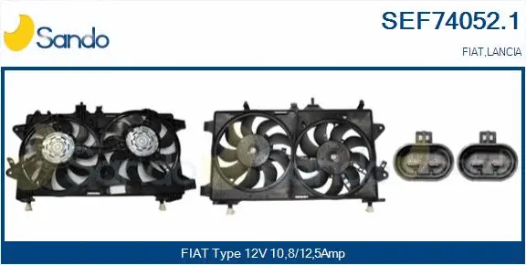 Electric Motor, radiator fan (SEF74052.1)