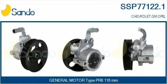 Hydraulic Pump, steering (SSP77122.1)