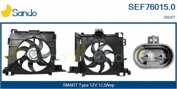 Electric Motor, radiator fan (SEF76015.0)