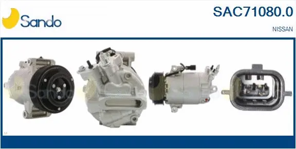 Compressor, air conditioning (SAC71080.0)