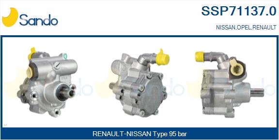 Hydraulic Pump, steering (SSP71137.0)