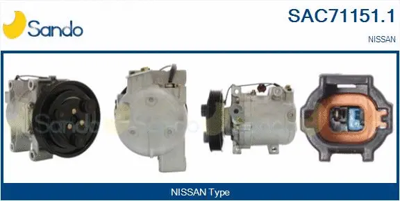 Compressor, air conditioning (SAC71151.1)