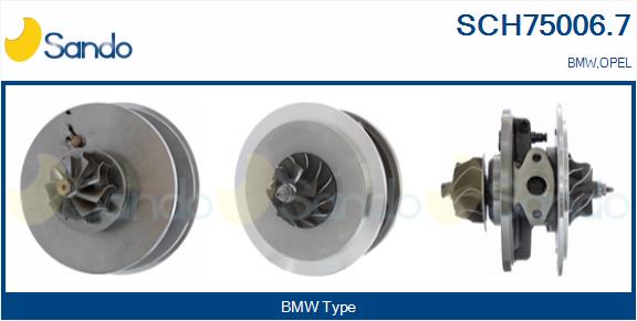 Core assembly, turbocharger (SCH75006.7)