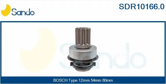 Pinion, starter (SDR10166.0)