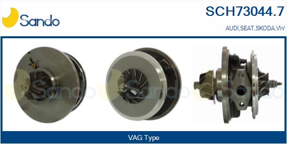 Core assembly, turbocharger (SCH73044.7)