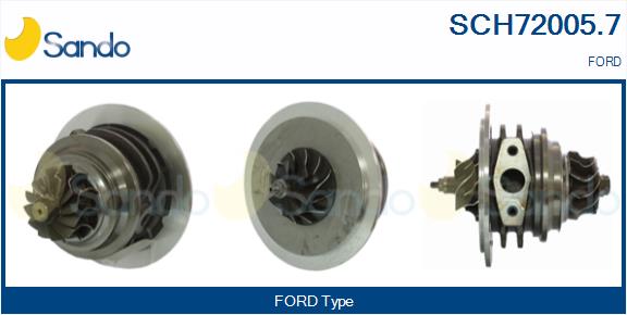 Core assembly, turbocharger (SCH72005.7)