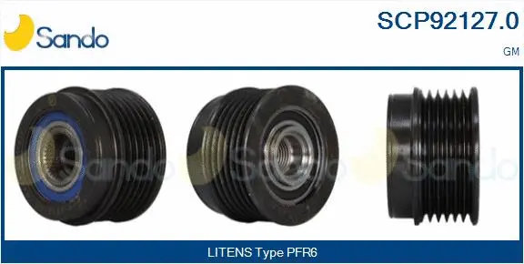 Belt Pulley, alternator (SCP92127.0)