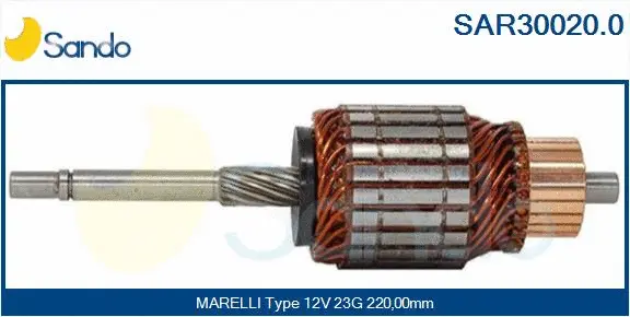 Armature, starter (SAR30020.0)