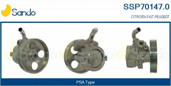Hydraulic Pump, steering (SSP70147.0)