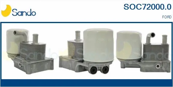 Oil Cooler, engine oil (SOC72000.0)