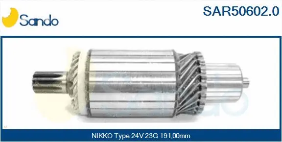 Armature, starter (SAR50602.0)