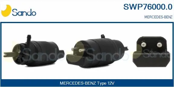 Washer Fluid Pump, window cleaning (SWP76000.0)
