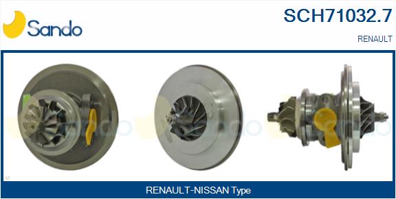 Core assembly, turbocharger (SCH71032.7)