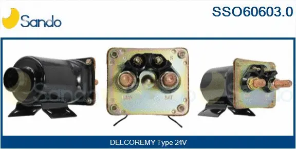 Solenoid Switch, starter (SSO60603.0)