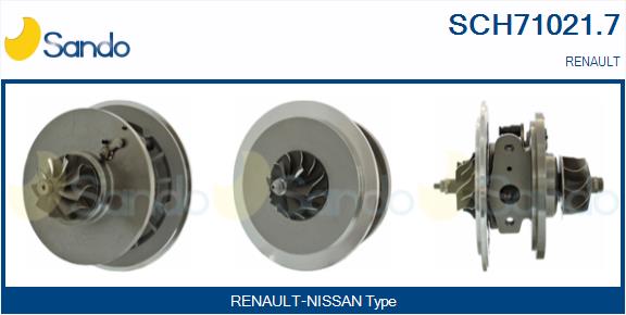 Core assembly, turbocharger (SCH71021.7)