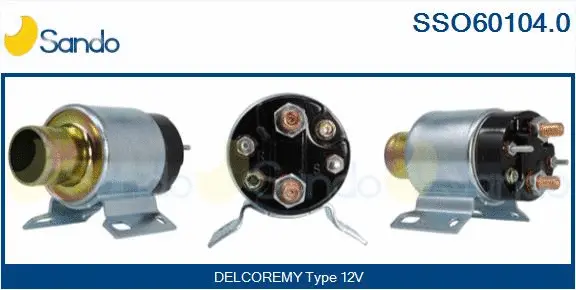 Solenoid Switch, starter (SSO60104.0)