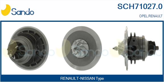 Core assembly, turbocharger (SCH71027.0)