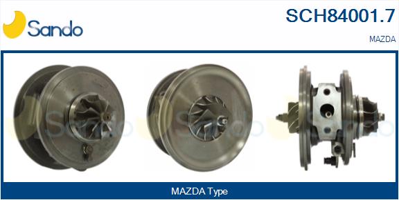 Core assembly, turbocharger (SCH84001.7)