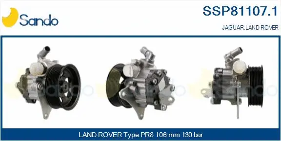 Hydraulic Pump, steering (SSP81107.1)