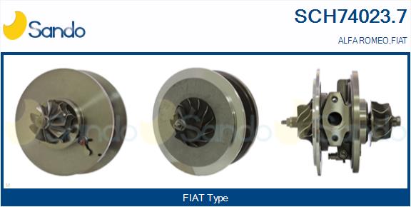 Core assembly, turbocharger (SCH74023.7)