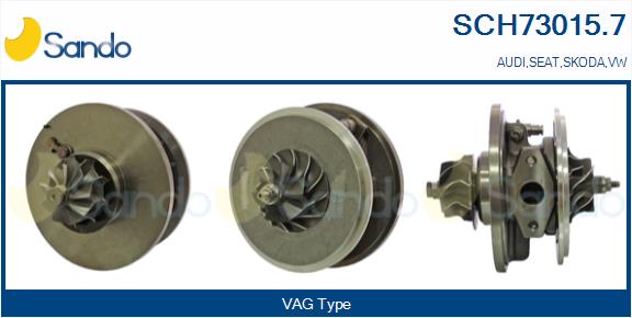 Core assembly, turbocharger (SCH73015.7)