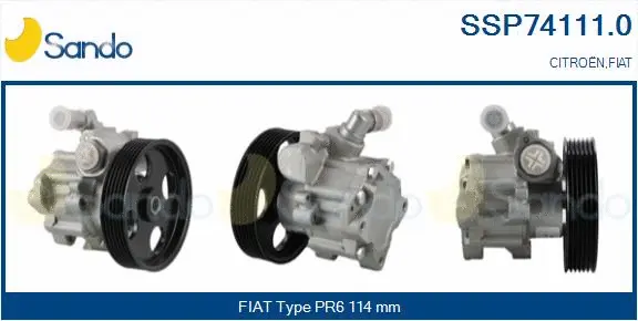 Hydraulic Pump, steering (SSP74111.0)