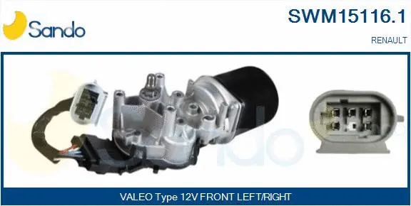 Wiper Motor (SWM15116.1)