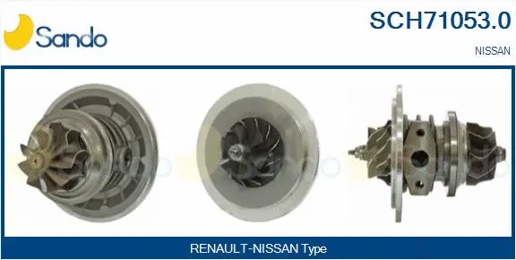 Core assembly, turbocharger (SCH71053.0)