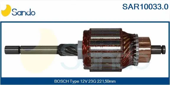 Armature, starter (SAR10033.0)