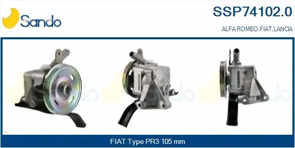 Hydraulic Pump, steering (SSP74102.0)
