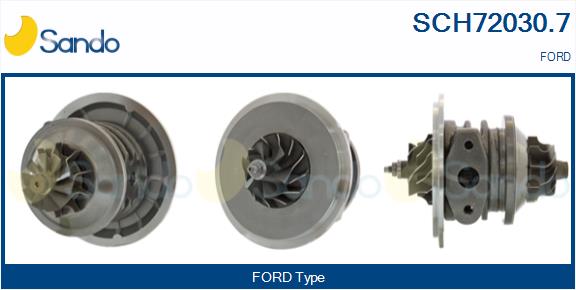 Core assembly, turbocharger (SCH72030.7)