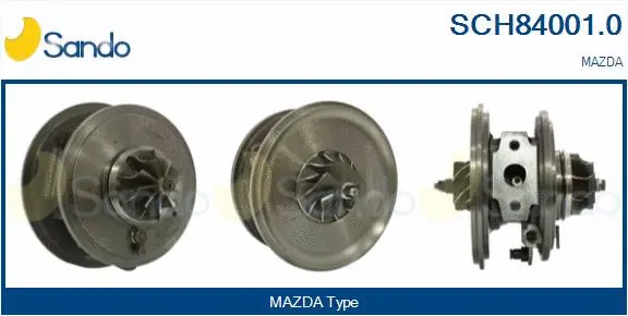 Core assembly, turbocharger (SCH84001.0)