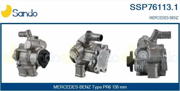 Hydraulic Pump, steering (SSP76113.1)