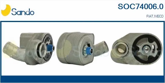 Oil Cooler, engine oil (SOC74006.0)