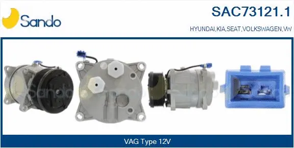 Compressor, air conditioning (SAC73121.1)