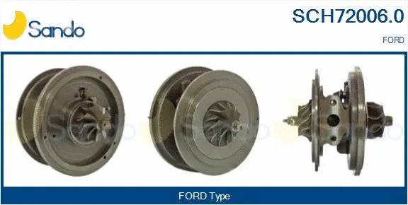 Core assembly, turbocharger (SCH72006.0)