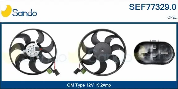 Fan, engine cooling (SEF77329.0)