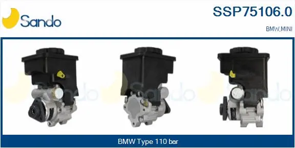 Hydraulic Pump, steering (SSP75106.0)