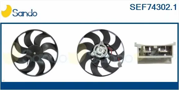 Fan, engine cooling (SEF74302.1)