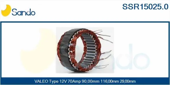 Stator, alternator (SSR15025.0)
