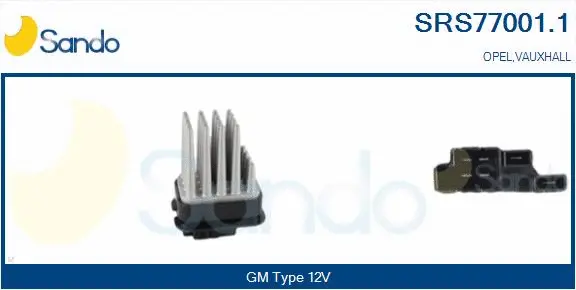 Resistor, interior blower (SRS77001.1)