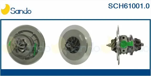 Core assembly, turbocharger (SCH61001.0)