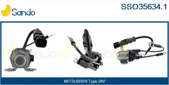 Solenoid Switch, starter (SSO35634.1)