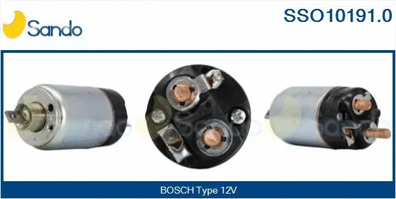 Solenoid Switch, starter (SSO10191.0)