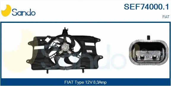 Electric Motor, radiator fan (SEF74000.1)