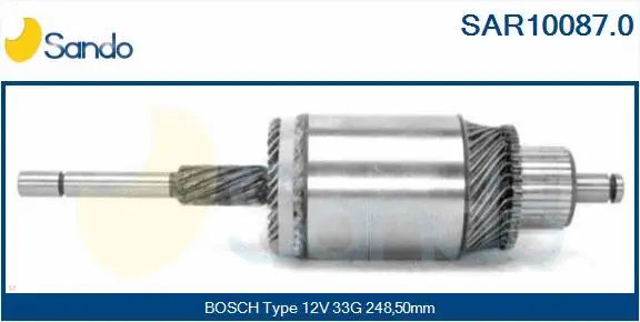 Armature, starter (SAR10087.0)